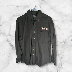 LGBT Gay Bear Pride Black Cotton Lee Collection Shirt Sz Medium EUC